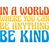 you can be kind