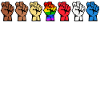Equality Lgbt rainbow saying