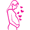 Bébé ventre mère grossesse grossesse coeur