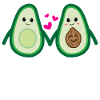 Avocado Heart Parent Pregnancy Pregnant