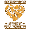 Capybara Saint-Valentin