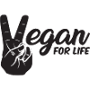Vegan For Life - Black
