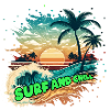Tropical surf beachsurf and chill