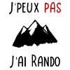 j'peux pas j'ai rando