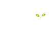 Femme chat aux yeux verts