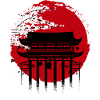 Cherry Japanese temple