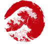 Japanese wave sun