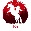 Samurai on horseback