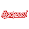Liverpool Lettering Red Graphic Description: Gesc
