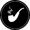 Smoking a pipe