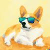 Relaxed Corgi