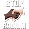 Stop Racism Hand shake White