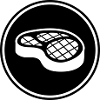 Meat steak symbol