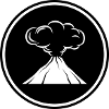 Vulkan icon symbol