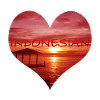 Indonesian Heart Design - Red