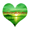 Indonesian Heart Design - Green
