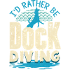 Dog diving, dock diving