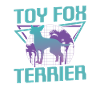 Retro-Spielzeug-Foxterrier-Hundeliebhaber