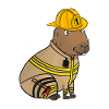 Pompier Pompiers Capybara