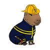 Capybara Fireman Shirt