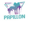 Retro Papillon Dog Lover