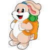 Rabbit Carrot Backpack