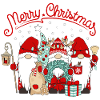 Elves Christmas Merry Christmas Gnomies