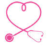 Endocrinologist Stethoscope Appreciation Heart
