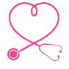 Gastroenterologist Stethoscope Appreciation Heart