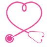 LPN Stethoscope Appreciation Heart