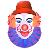 Carnaval Costume Clown Face Carnaval