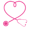 Pediatrician Stethoscope Appreciation Heart