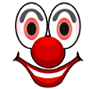 Carnaval Costume Clown Face Carnaval
