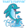 That's Flippin' Cool | Cute Dolphin