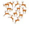Herz Hirsch Reh