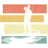 Paddleboard vintage retro paddleboard lay