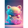 Bunte Katze