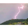 Breuberg Castle Lightning Strike