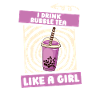 Bubble Tea Boba Girl