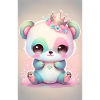 Bébé panda princesse