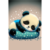 Baby panda dodo