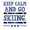 Keep calm ski