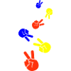 Hand Peace Bunt