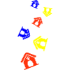 Hundehütte Bunt Hund