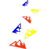 Berg Icon Bunt