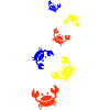 Krebs tier Bunt