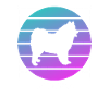 Retro Samoyed Dog Lover