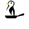 Penguin in Frying Pan Penguins