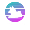 Retro Shetland-Schäferhund-Hundeliebhaber