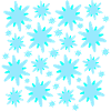 Blue Stars Pattern